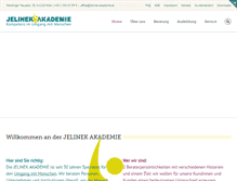 Tablet Screenshot of jelinek-akademie.at